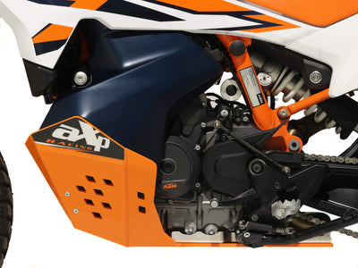 KTM 790/890 ADVENTURE R GENERATION 2 SKID PLATE (ZWART / ORANJE)