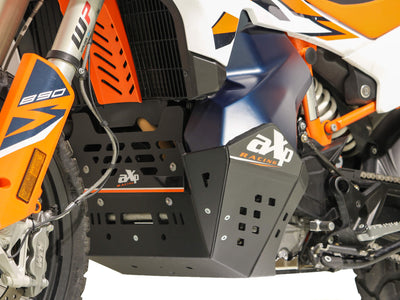 KTM 790/890 ADVENTURE R GENERATION 2 SKID PLATE (ZWART / ORANJE)