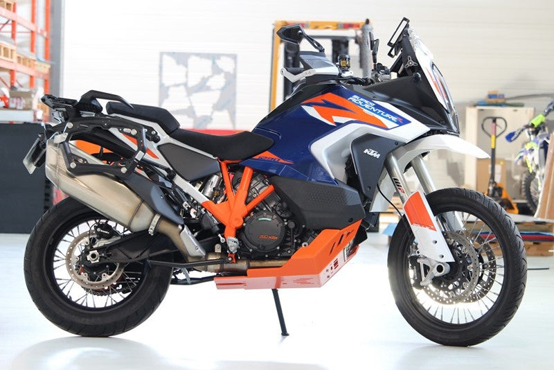 KTM 1290 SUPER ADVENTURE R/S  SKID PLATE (ZWART / ORANJE)