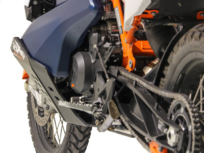 KTM 790/890 ADVENTURE R GENERATION 2 SKID PLATE (ZWART / ORANJE)