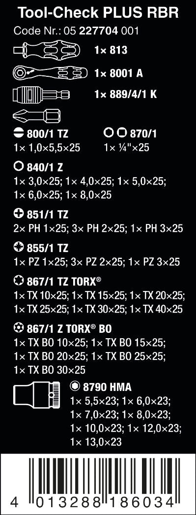 WERA Tool-Check PLUS, 39-delig