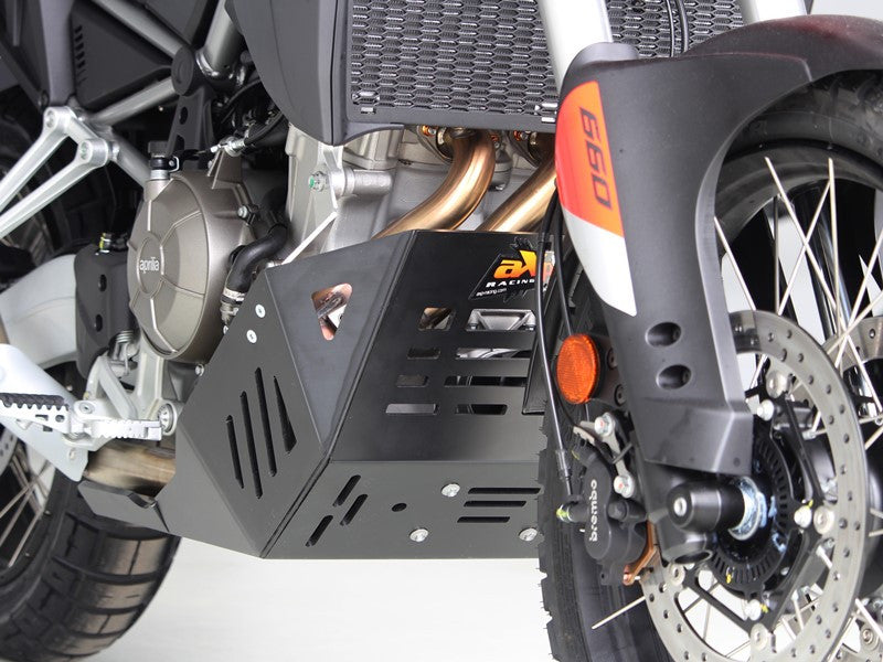 APRILIA TUAREG 660 SKID PLATE (ZWART)