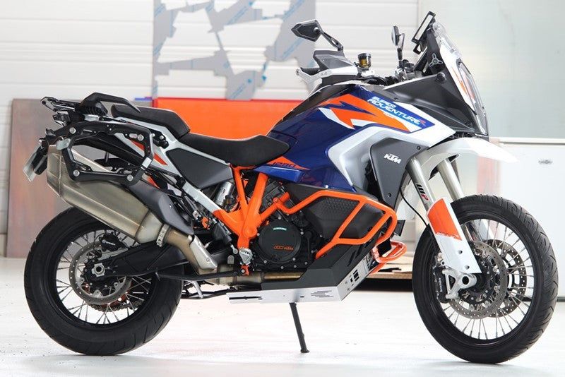 KTM 1290 SUPER ADVENTURE R/S  SKID PLATE (ZWART / ORANJE)