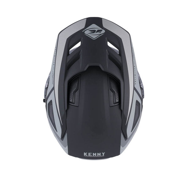 KENNY EXPLORER HELM, MAT ZWART/GRIJS