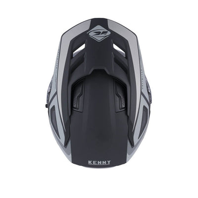 KENNY EXPLORER HELM, MAT ZWART/GRIJS