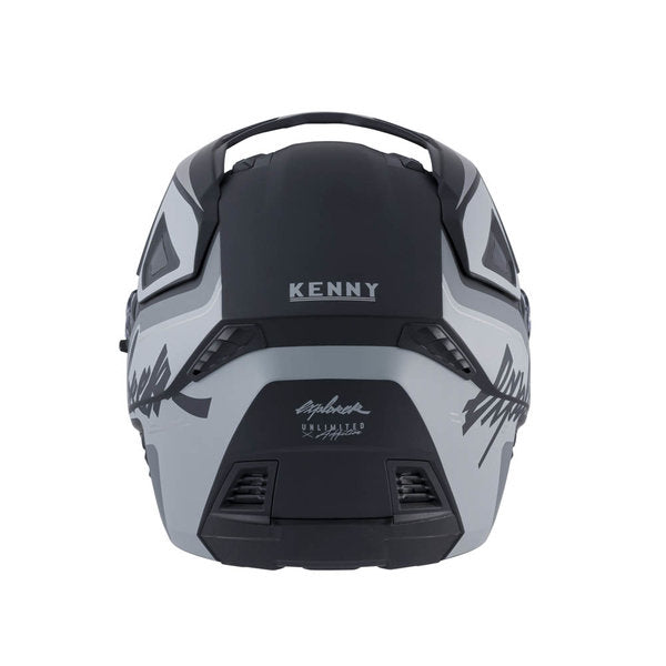 KENNY EXPLORER HELM, MAT ZWART/GRIJS